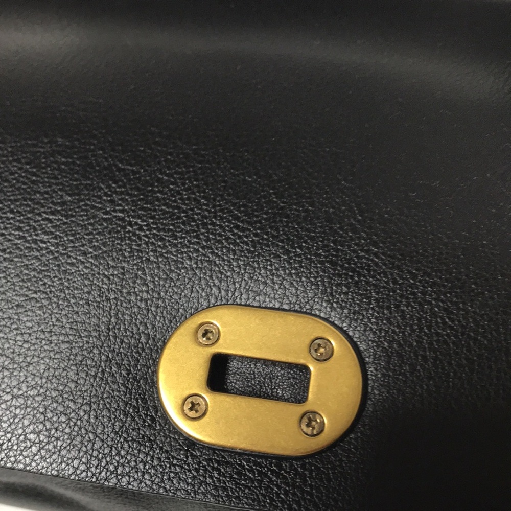 Fossil leather crossbody bag with adjustable strap and aged bronze hardwa. NWOT - Picture 8 of 10